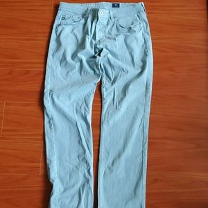 AG Mint Green The Graduate Tailored Leg Pants